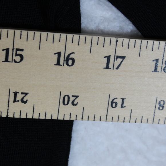 J Crew Merino Wool Sweater Womens Size Small Black Lightweight Preppy Classic - Picture 3 of 6